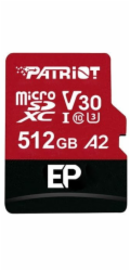 Patriot Memory EP A2 Flash paměť 512 GB MicroSDXC V30 U3 třídy 10 (PEF512GEP32MCX)