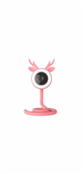 IMMAX NEO LITE SMART Security dětská chůvička, Baby Monitor, Wi-Fi 2,4GHz, 4MP, růžová, TUYA