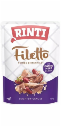 RINTI Filetto Duck fillet with duck hearts - vlhké krmivo pro psy - 100g
