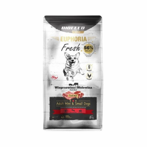 BIOFEED Euphoria Fresh Adult Mini & Small Pork with beef ...