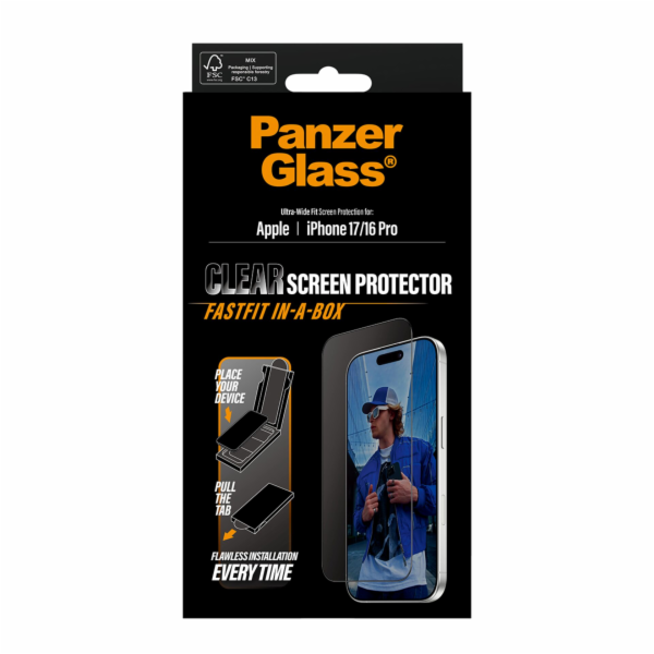 PanzerGlass - Ochrana obrazovky pro mobilní telefon - ult...