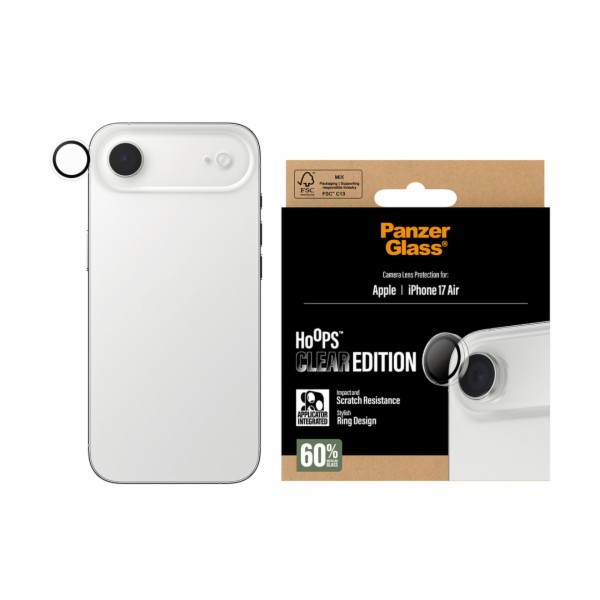 PanzerGlass ochranné sklo Hoops pre iPhone Air - Clear