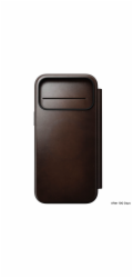 NOMAD pouzdro Modern Leather Folio Magsafe Horween pro iPhone 17 Pro Max - Rustic Brown