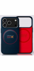 Red Bull Silicone Red Ring MagSafe Zadný Kryt pre iPhone 17 Pro modrý