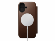 NOMAD pouzdro Modern Leather Folio Magsafe pro iPhone 17 - Brown