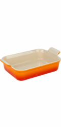 Le Creuset Stoneware Roasting  Dish Tradition 26 cm volcanic