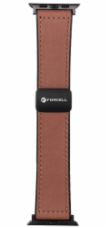 Řemínek pro Apple Watch Forcell F-Design FA21 Magnetický ekokůže 38 / 40 / 41 mm Hnědý