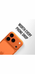 PanzerGlass FENDER - Chránic na objektiv pro mobilní telefon - oranžová - pro Apple iPhone 17 Pro Max