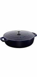 Staub Chistera 28cm  Dark Blue, Cast Iron
