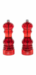 Peugeot Podium Salt and Pepper  Mill 18 cm Duo Acryl red