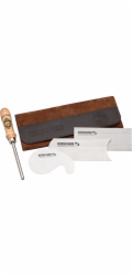 Kirschen Scrap set in leather  case 4 pcs.
