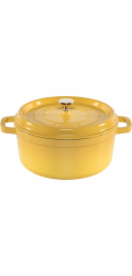 Staub La Cocotte 24cm round,  Citron, Cast Iron