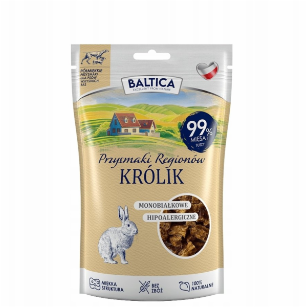 BALTICA Przysmaki regionów Mono Rabbit - pamlsek pro psa ...