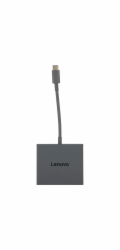 Lenovo Cestovní hub USB-C 4 v 1 Gen2, černý
