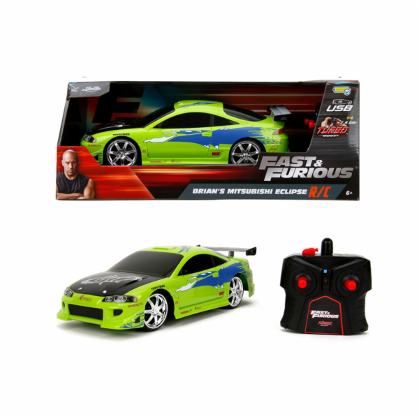 Jada Fast &amp; Furious RC 1995  Mitsubishi 1:16    93355...