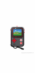 dreamGear My Arcade  Gamer Mini Classic Black &amp; Red