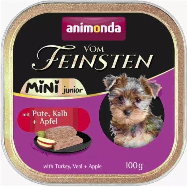 ANIMONDA Vom Feinsten Junior Mini Turkey with veal and ap...