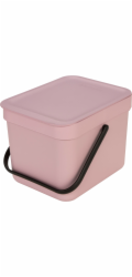 Brabantia Sort &amp; Go Waste Bin  Lilac Pink 6L
