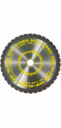 GLOBAL SAW Kotoučová pila na řezání oceli GLOBAL SAW 180 x 1,65/1,35 x 20 mm / 38z CERMET