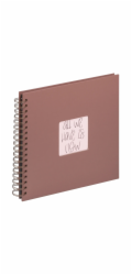 Walther Fun Mocha Mousse   26x25  Album mit 40 Seiten    SA-108-MM