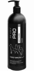 DR LUCY - PRO EASY BRUSH OIL 0,5 L - OLEJEK UŁATWIAJĄCY ROZCZESYWANIE (ZE SPŁUKIWANIEM) SIERŚCI PSÓW