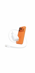Belkin BOOST Charge Pro 45W Dual  GaN retract.Cable whi WCH023kqWH