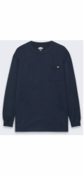 Tričko s dlouhým rukávem Texar Dickies s kapsou, tmavě modré