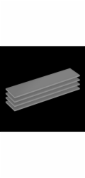 ARCTIC Thermal pad TP-4 (120x20mm, 1.0mm - 4 Pack) - prémiová teplovodivá podložka pod chladič balen