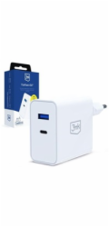 3mk FlowPower 45W 1A1C PD3.0 QC4+ White