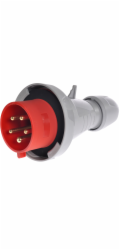 Legrand Přenosná zástrčka 5P 32A 400V červená IP67 P17 TEMPRA PRO (555439)