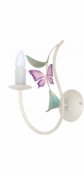 NoName Nástěnná lampa Luminex Summer 6283 1x60W E14 krémová/zelená