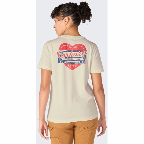 Carhartt Tričko Irvine Heritage EGGSHELL