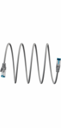 Goobay Propojovací kabel , Cat 6a, S/FTP (PiMF), šedý, 30 m (79418)
