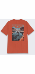Carhartt Pracovní tričko Caterpillar ČERVENÉ