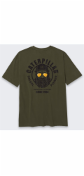 CAT Tričko Caterpillar Diesel Power Olive