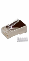Konektor STP RJ45 (8p8c), Cat6, 50µm, skládaný, licna - 100 ks