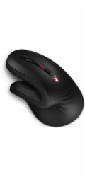 CONNECT IT FOR HEALTH ergonomická vertikální myš (+ 1x AA baterie zdarma) bezdrátová, černá