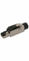 Konektor Solarix SXRJ45-6A-STP-BK-SA RJ45 STP 8p8c, Cat 6a, drát, průmyslový, samořezný