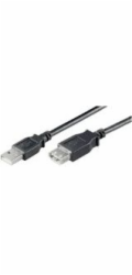 Goobay USB-A - USB-A kabel USB 3 m černý (93600)