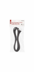 Kabel flexo guma 2x1mm, černá, 3m S03030