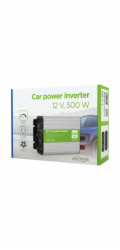 Gembird EG-PWC500-01 power adapter/inverter Auto 500 W Grey