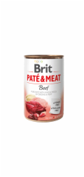 BRIT Paté & Meat s hovězím masem - mokré krmivo pro psy - 400 g