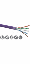 Instalační kabel Solarix UTP, Cat6, drát, LSOH, box 100m SXKD-6-UTP-LSOH