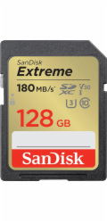 SanDisk Extreme SDXC       128GB  UHS-I C10 U3 V30