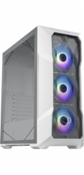 Cooler Master case MasterBox TD500 MESH V2 White, ATX, bez zdroje, průhledná bočnice, bílá