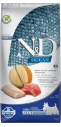 Farmina Farmina N&D Ocean Dog Salmon, Cod & Cantaloupe Melon Adult Mini 7kg