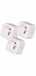 IMMAX NEO LITE SMART sada 3x chytrá vnitřní zásuvka v2/ s kolíkem (typ E)/ Wi-Fi/ Google Assistant/ Amazon Alexa/ TUYA