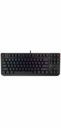 Endorfy herní klávesnice Thock TKL Brown / drátová / USB / brown switch / mechanická / CZ layout / černá RGB