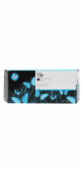 HP 738 300-ml Black DesignJet Ink Cartridge