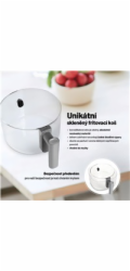 Lauben Glass&Grill Air Fryer 3in1 5500BG - horkovzdušná fritéza